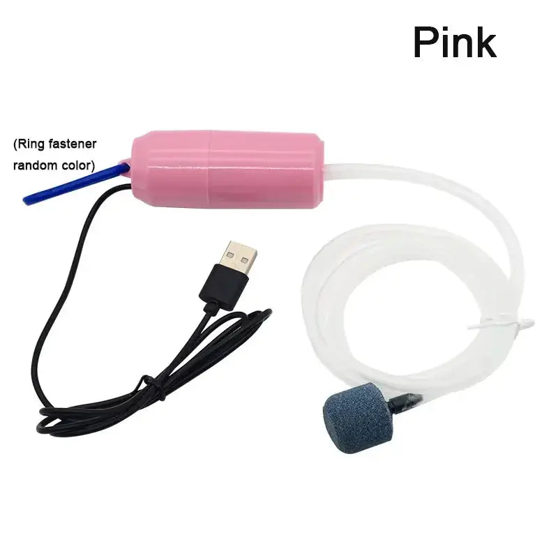 USB Aquarium Air Pump Silent Air Compressor Oxygenator 5V Portable Mini Oxygen Aerator For Fish Tank