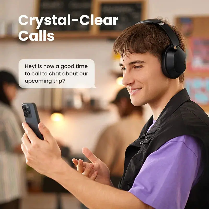 Choice Wireless Bluetooth Headphones With 43dB Hybrid Active Noise Cancellation HiRes LDAC And 75 Hour Battery