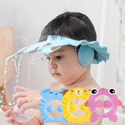 Adjustable Baby Shower Soft Cap For Kids Protecting Eyes And Ears During Bath Time