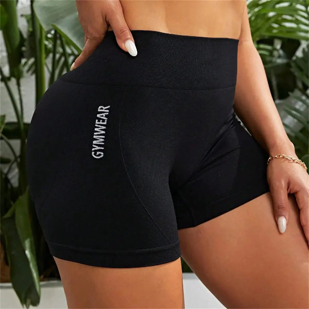 QyuickDry Womens High Waist Butt Lift Sports Shorts Quick Dry Breathable Seamless Yoga Shorts