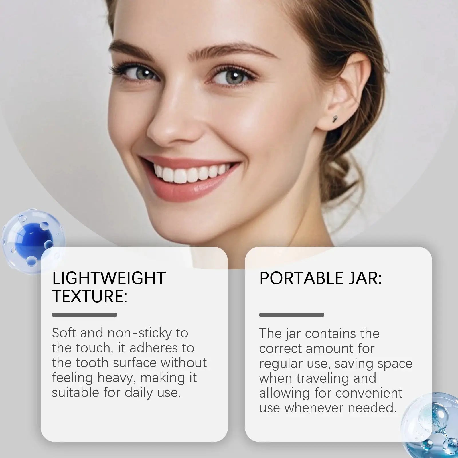 Simples Market collagen whitening tooth powder for brushing teeth, fresh breath and plaque removal