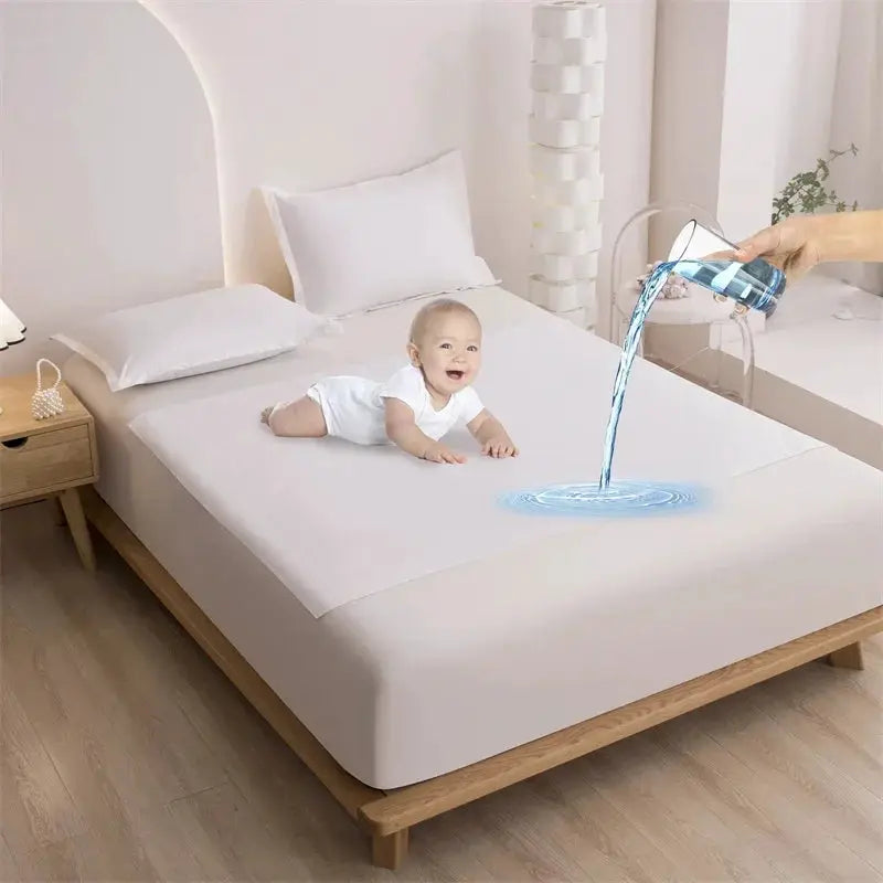 TPU waterproof bed sheet by Simples Market on white mattress cover