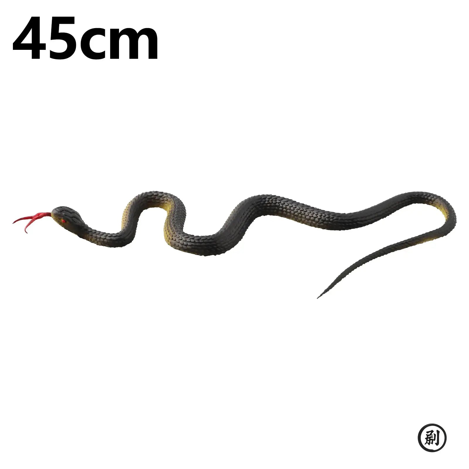 45cm Fake Realistic Rubber Toy Snake Anaconda Simulation Scary Halloween Prank Prop Bird Deterrent