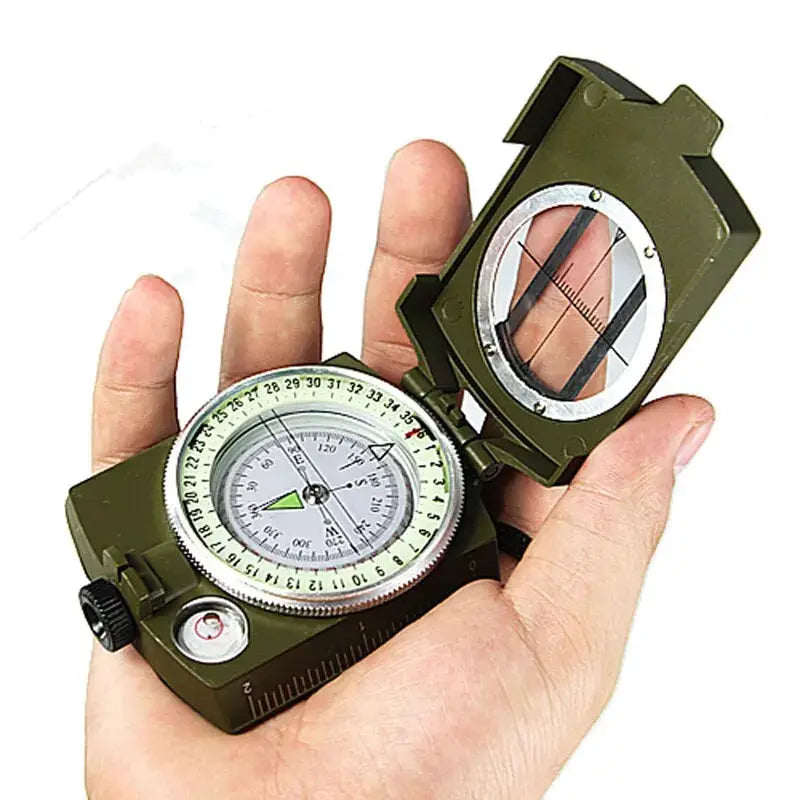 Waterproof High Precision Compass Outdoor Gadget For Hiking Mountaineering Military Grade Metal Sight