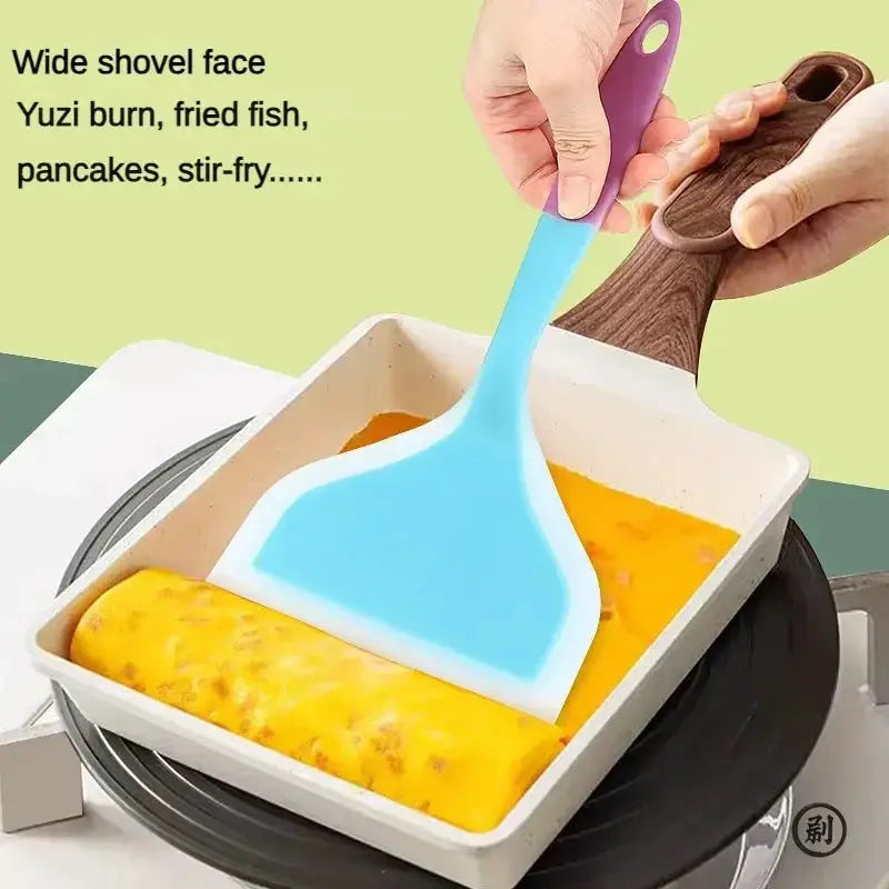 Tamagoyaki Spatula Silicone Nonstick Thick For Egg Yaki Japanese Omelette 1 Unit