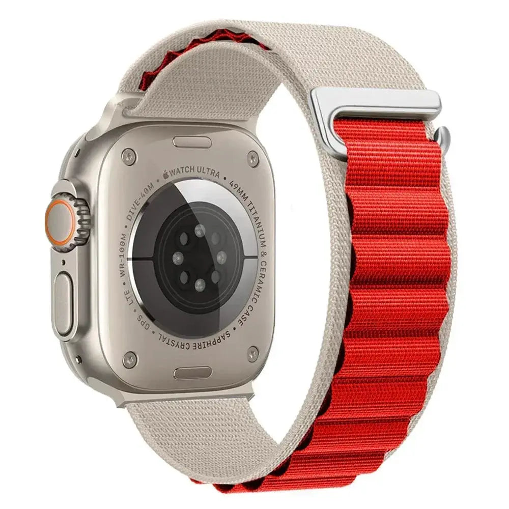 Alpine Loop Band for Apple Watch Ultra 49mm 11 10 9 8 7 46mm 42mm 45mm 41mm Nylon Wristband iWatch Series 6 5 4 SE 44 40mm Strap