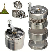 Manual Nut And Hard Spice Grinder For Nutmeg Peppercorns Rock Salt And Ginger Durable Metal Crusher