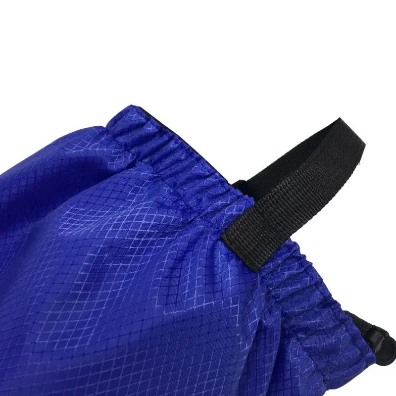 Simples Market 1PC blue waterproof legging gaiter with adjustable black strap