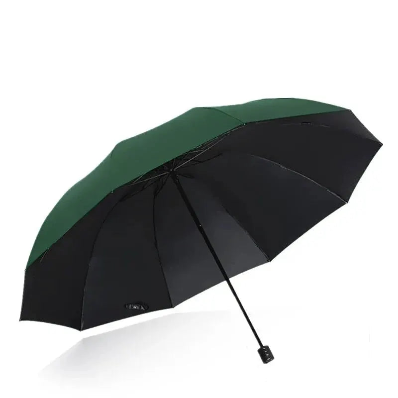 130cm Ten Bone Umbrella With Reinforced Frame Manual Large Waterproof Windproof Canopy