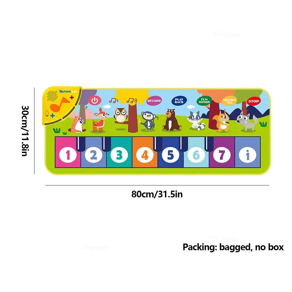 Piano Mat For Kids 80 By 30 Cm Floor Keyboard Dance Mat Play Musical Carpet For Toddlers Girls And Boys Gift