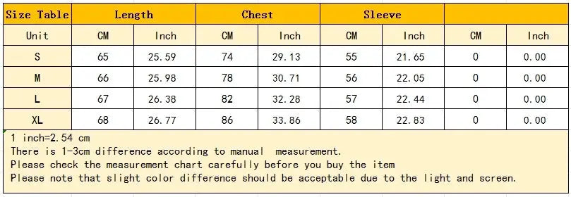 Cross Hollow Mesh Jumpsuit size chart by Simples Market; black long-sleeve bodysuit, chest 74–86 cm, length 65–68 cm