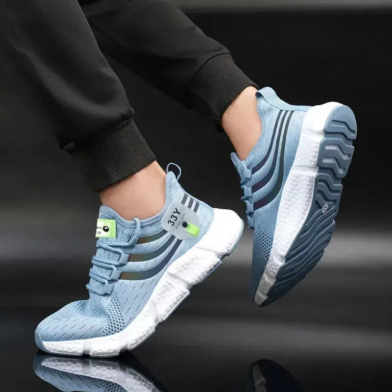 AeroStride Mens Casual Sport Shoes Breathable Lightweight Mesh Running Sneakers For Outdoor Activity