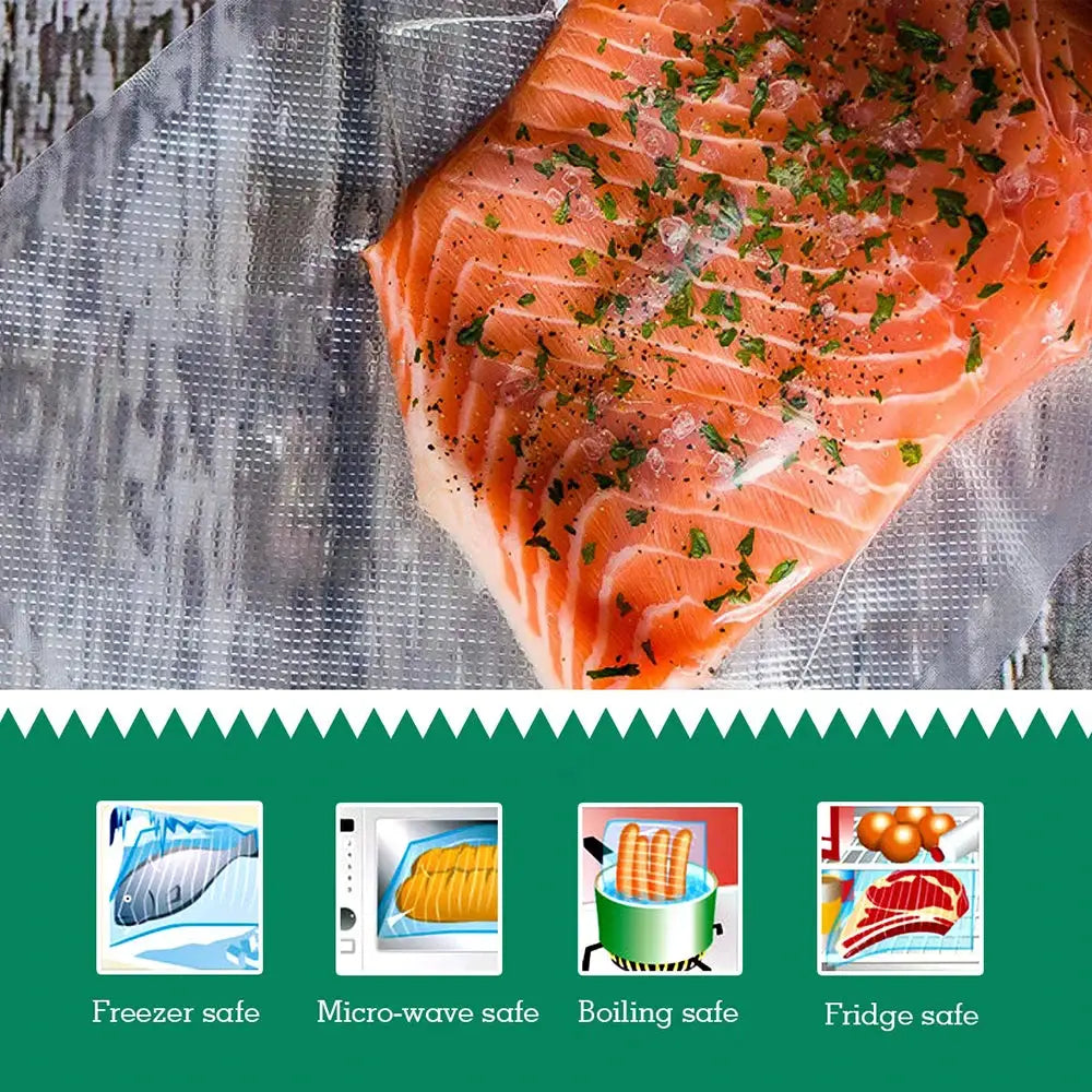 Chcyus Sous Vide Roll Bags For Vacuum Sealing Machine Food Storage Vacuum Bags For Vacuum Sealer