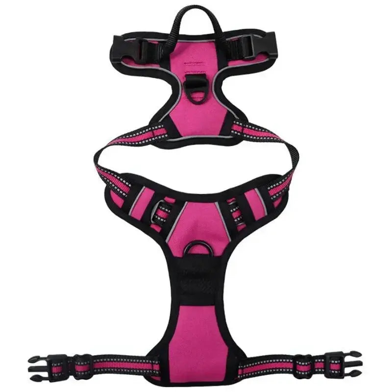Reflective Adjustable Breathable Vest Chest Strap Harness For Small Medium Large Dogs Cats Puppies Pet Collar Accessory