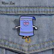 Comedy Cartoon Anime Enamel Pins Custom Fantastic Lapel Badges Brooches Funny Jewelry Gift For Friends