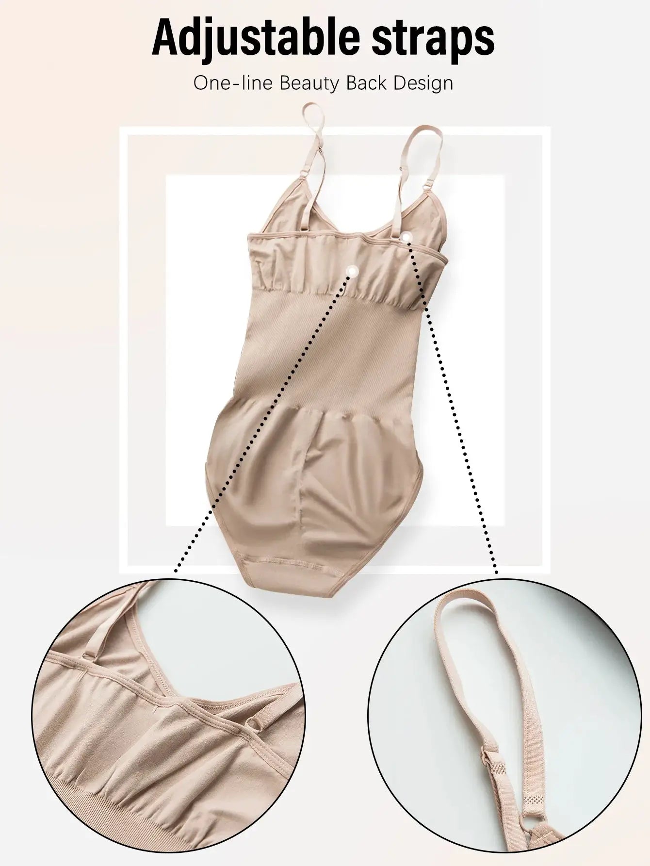 CurveCraft Open Crotch Seamless Shapewear Bodysuit For Butt Lift And Smoothing Silhouette