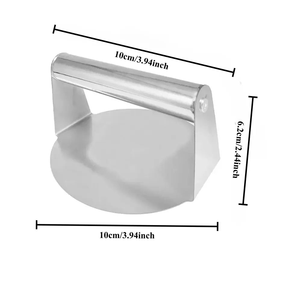 Stainless Steel Smash Burger Press Heavy Duty Patty Maker And Smasher Mold For BBQ Grilling Kitchen Non Stick