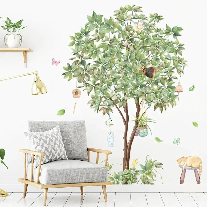 Large Nordic Tree Wall Sticker For Living Room And Bedroom Removable Decals Home Decor Poster Art - Simples Market