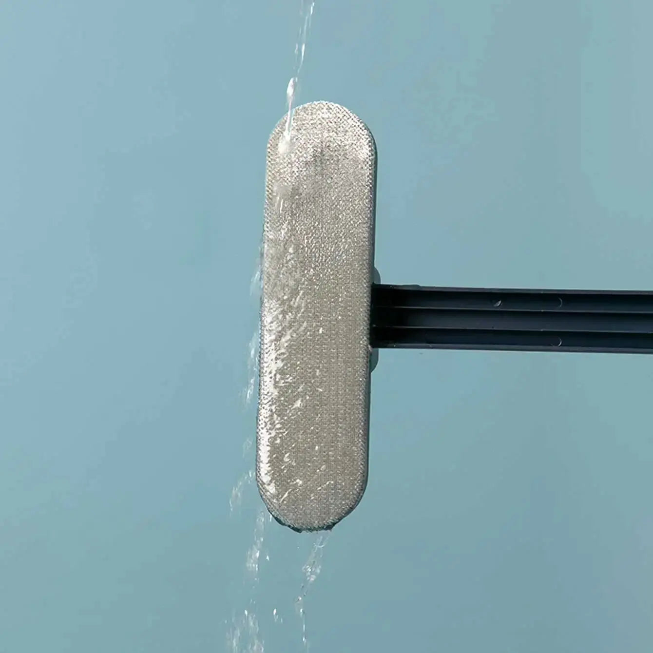 GleamGuard Multifunction Long Handled Window Brush Wet And Dry Dual Use For Windows Sofas Walls And Pet Hair Cleaning