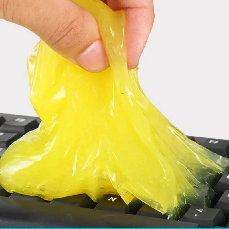 NewAuto yellow cleaning gel for keyboard and car cleaning by Simples Market