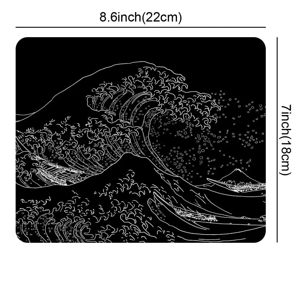 Large Desk Mouse Pad For Gaming With Stitched Edges And Non Slip Rubber Base Extended Size
