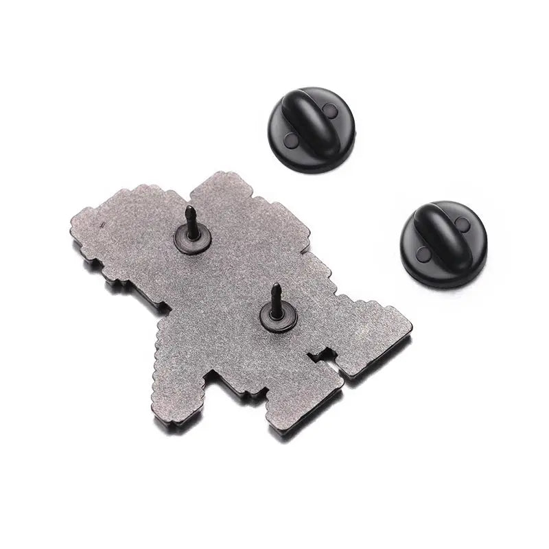 Shooting Game Enamel Pin Zinc Alloy Backing For Clothing Anime Fans Gift Stylish Collectible