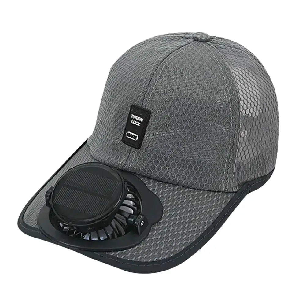 Breathable Sun Hat With Solar Powered Fan Usb Charging Outdoor Sun Protection Sunshade Baseball Cap