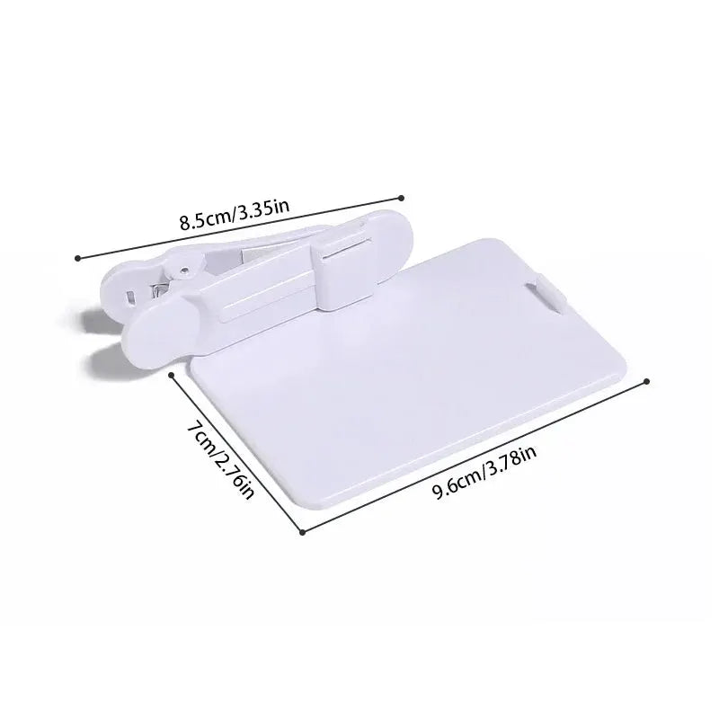 Simples Market portable phone camera reflector, white plastic foldable stand for outdoor shooting