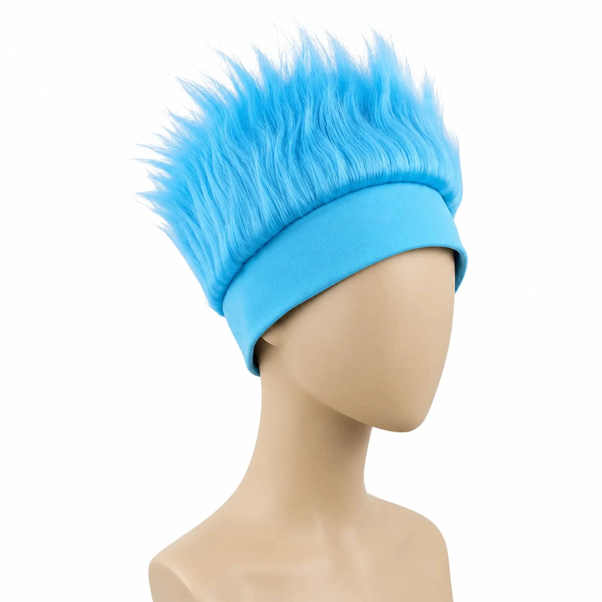World Cup Wig With Logo In National Flag Colors For Brazil Argentina