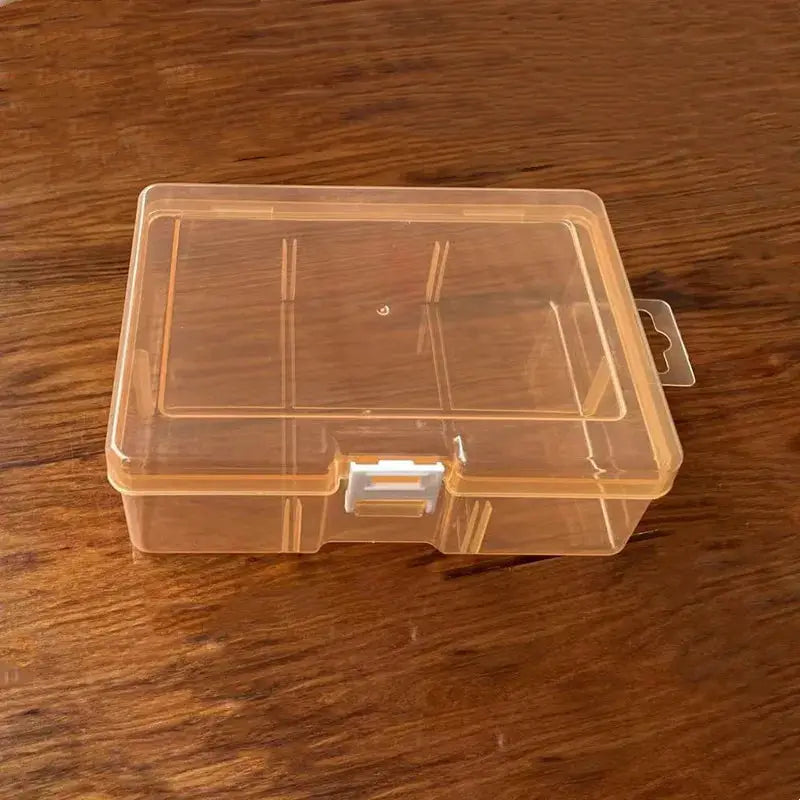 Transparent Plastic Storage Boxes For Jewelry Hardware Accessories Small Clear Organizer Case For Beads Clasps Findings