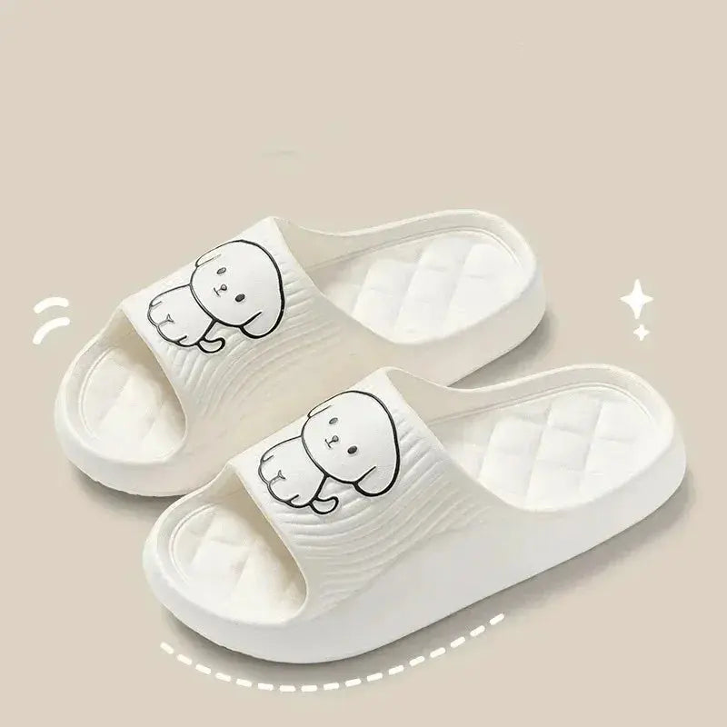 Cloud Cushion Slides For Men Ultra Soft Thick Platform Non Slip Indoor Outdoor Home Slippers