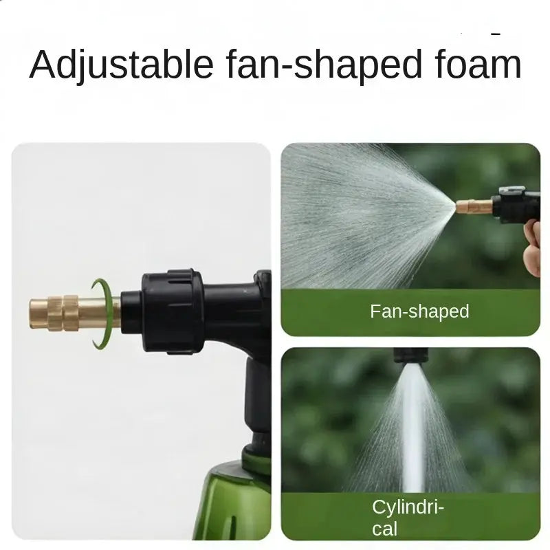 Simples Market 1.5L car wash spray bottle with adjustable fan-shaped and cylindrical spray patterns