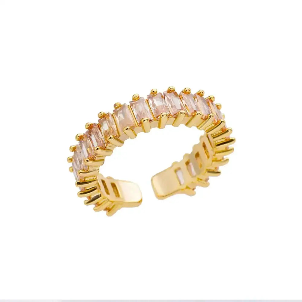 316L Stainless Steel Rings For Women Gold Color Never Fade Luxury Classic Wedding Rings Couple Jewelry Free Shipping
