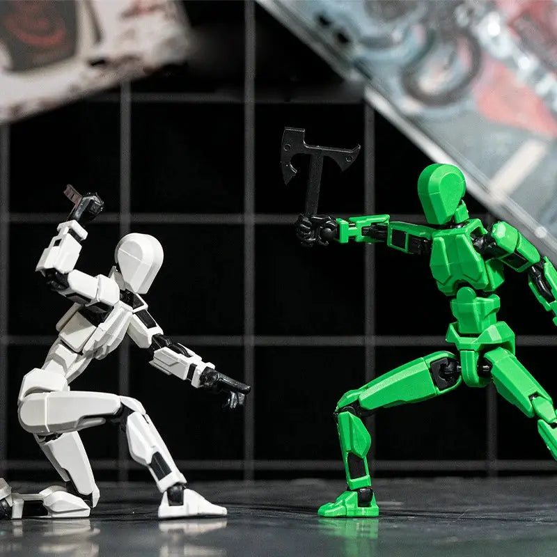 T13 3D Printed Movable Multi Jointed Action Figure Set Lucky 13 Nova 13 Collectible Figures