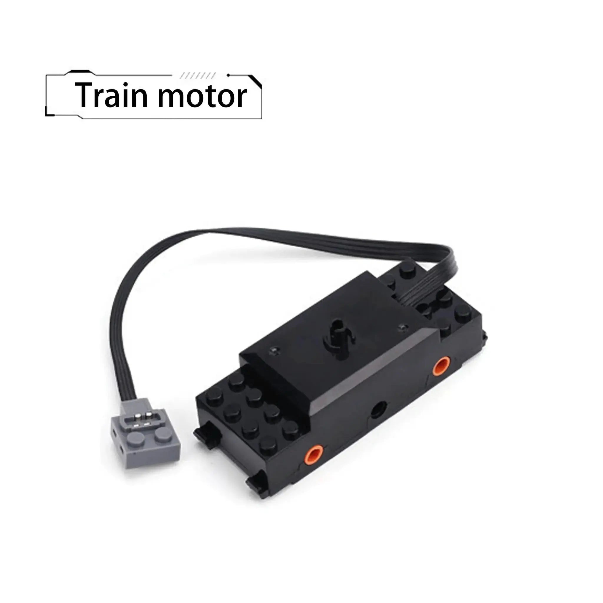 Electric Motor Set for MOC Remote Control Cars with Lithium Battery Box Connectors and Led Lights