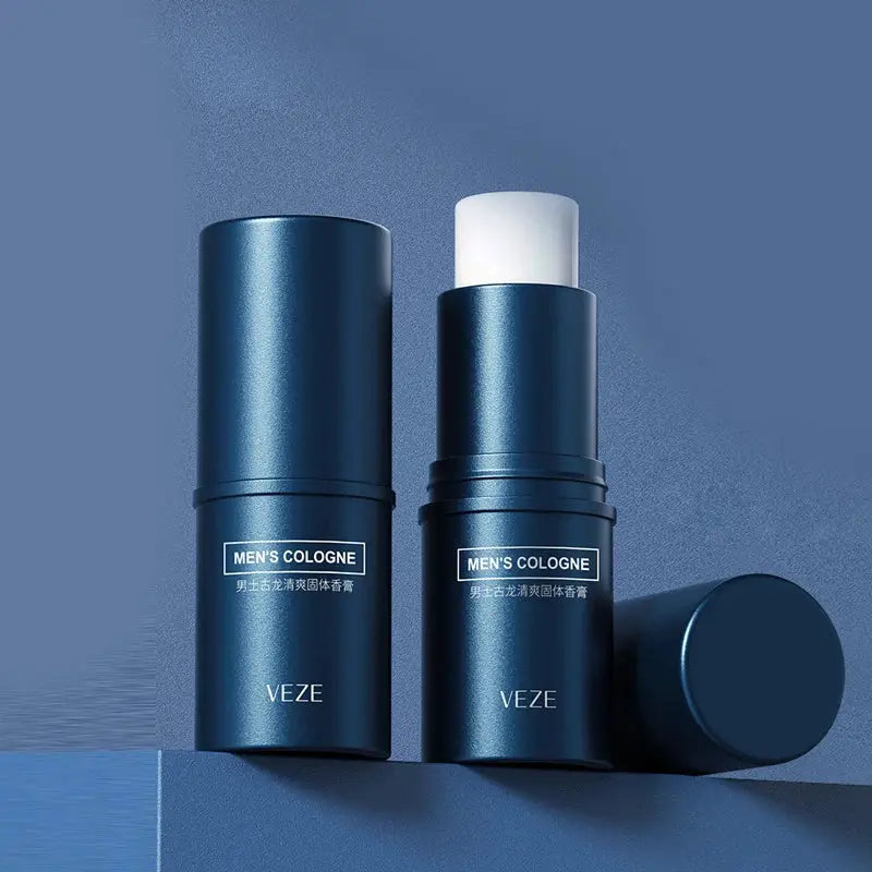 Fanzhen Mens Solid Cologne Stick Light Fresh Scent For All Day On The Go Portable Fragrance