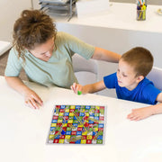 Snake Game Folding Travel Board Game Portable Compact Design For Family Kids Parties And Travel Activities