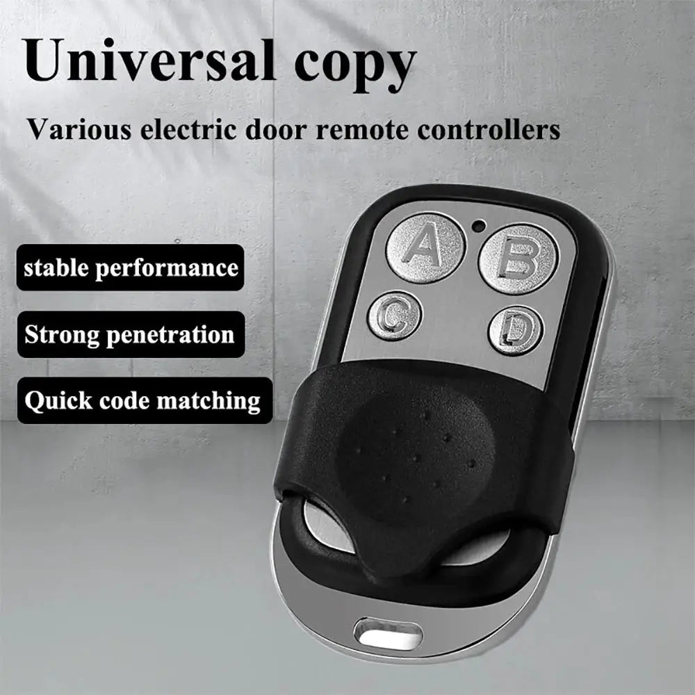 433MHz Universal Remote Duplicator 4 Channel Car Key Garage Door Gate Opener Compatible With CAME Remotes