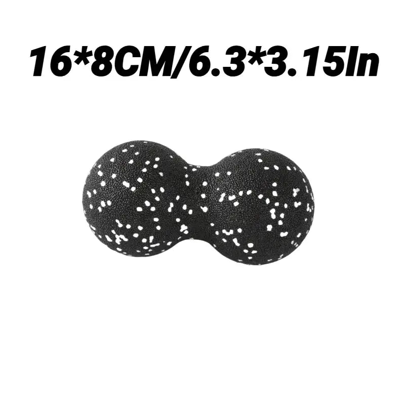 Yoga Peanut Massage Balls Lacrosse Ball Set For Fascia Release Deep Tissue Muscle Relaxation Pain Relief EPP Foam Block