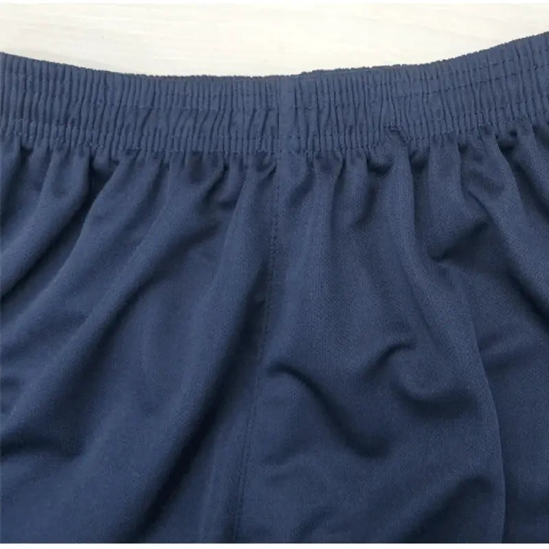 Men's football running shorts Simples Market navy quick-drying double-layer breathable