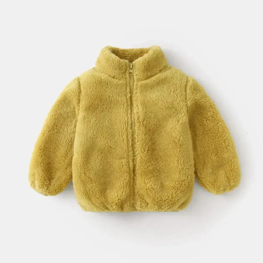 Pink Girls Winter Thermal Fleece Jacket Coat For Toddlers And Kids 0 6Y Warm Korean Outerwear