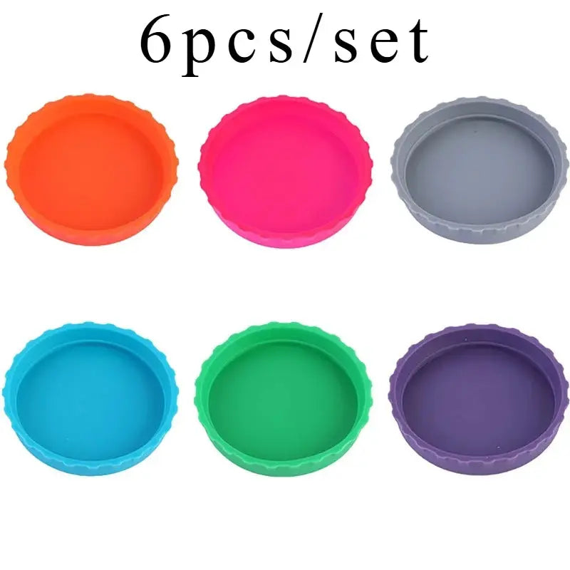 Food Grade Silicone Cola Cap Leak Proof Sealed Can Cap Reusable Dust Proof Cap For Beer Canned Beverages