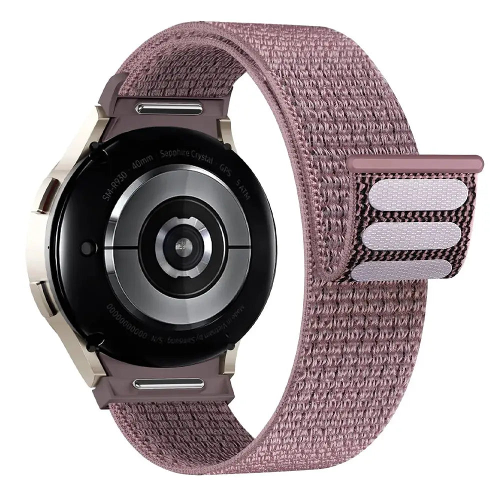 Band For Samsung Galaxy Watch 7/6/4/classic/5 pro 44mm 40mm wrist No Gaps Nylon sport loop correa bracelet Galaxy Watch 7 Strap
