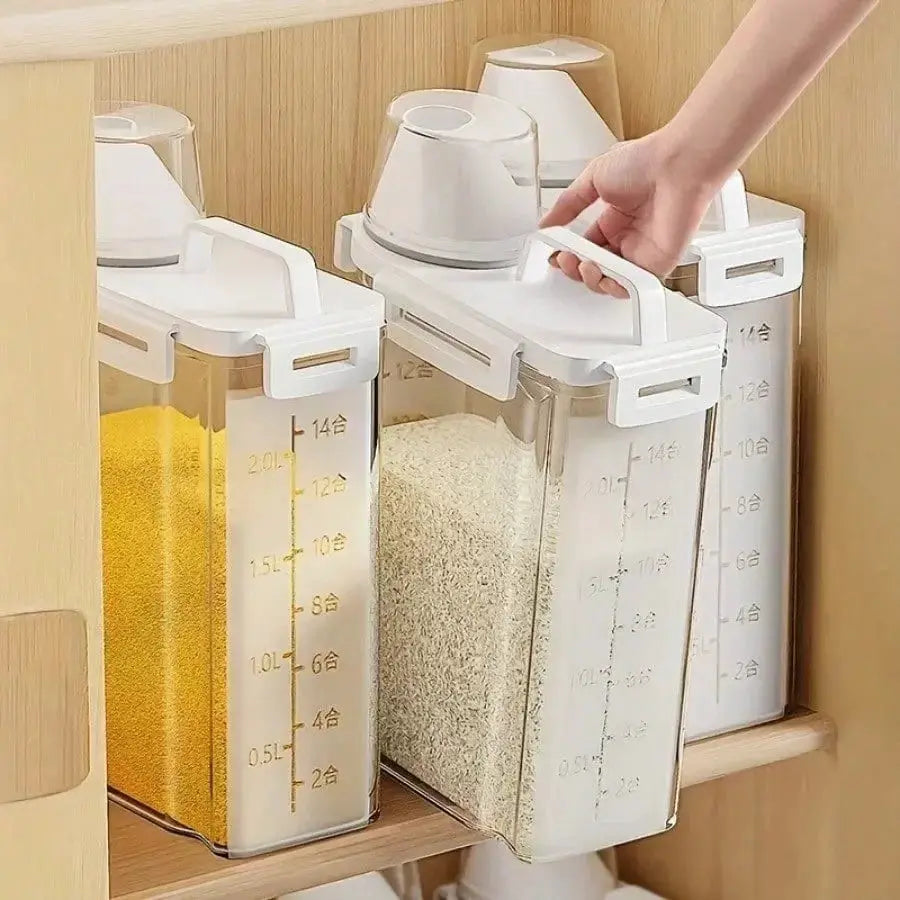 FreshLock 2.5L Moisture Proof Sealed Storage Container for Grains Nuts Flour Rice Keeps Food Fresh