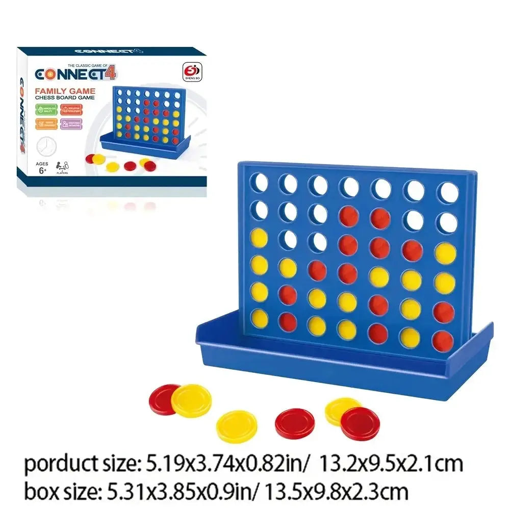 Four In A Row Bingo Chess Connect Classic Family Board Game Educational Toy For Kids And Adults