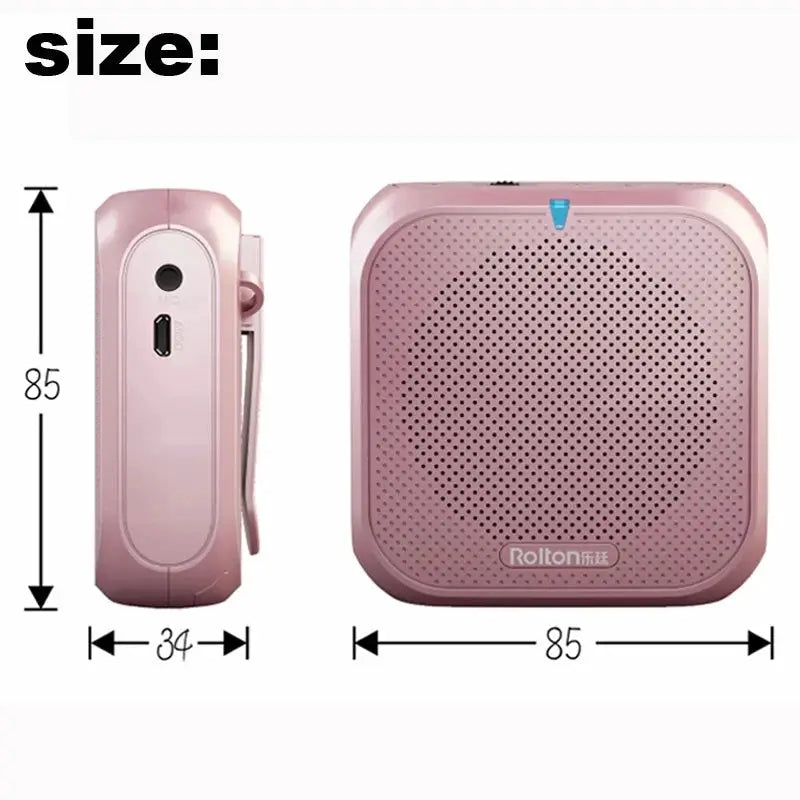 Headworn Microphone Loudspeaker Voice Amplifier And Recorder Kit Wired Headset For Teachers Presenters