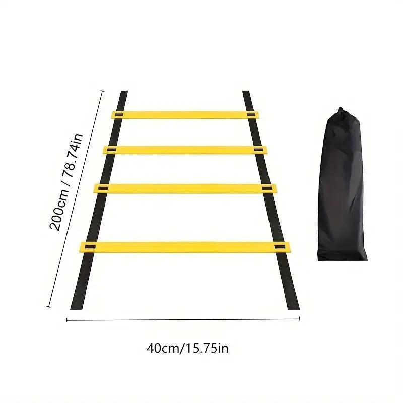 Detachable Speed Agility Training Ladder For Football Portable Sports Equipment To Improve Mobility And Coordination
