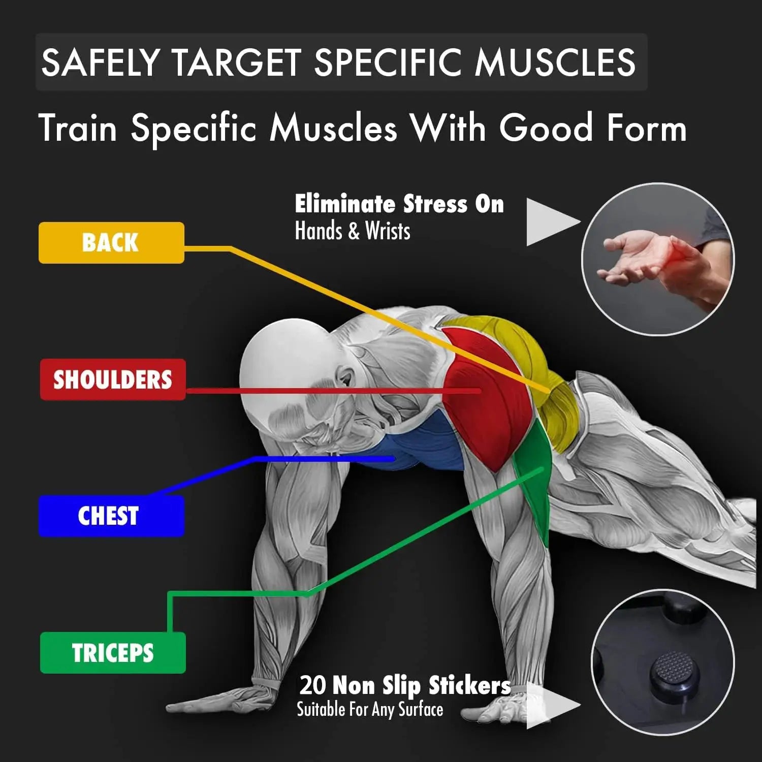 Household Multifunctional Push Up Training Board Portable Chest And Abdominal Muscle Workout Equipment