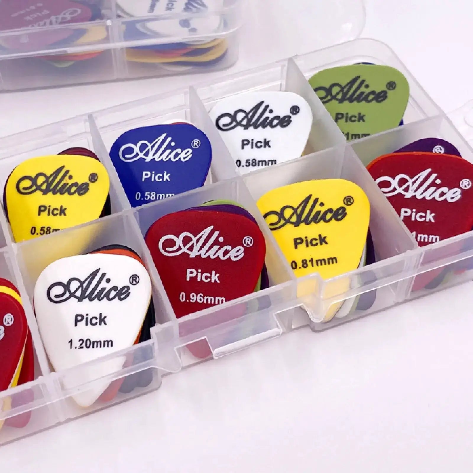 Multicolor 24 Pack ABS Premium Plastic Guitar Picks for Acoustic Electric Guitars Bass and Ukulele