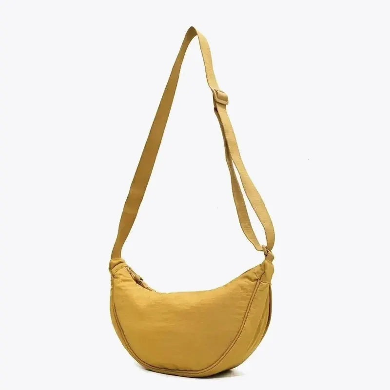 Womens Nylon Hobo Messenger Bag Vintage Style Durable Everyday Carry Adjustable Shoulder Strap